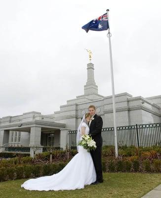 Melbourne Australia Temple Wedding.