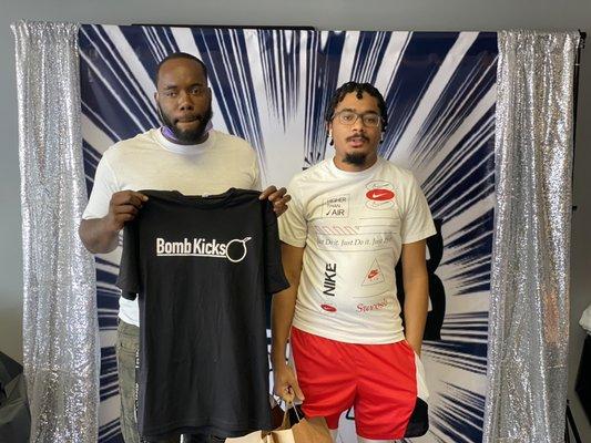 Customers who supported BombKicks grand opening