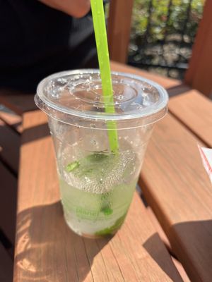 Mint and cucumber water