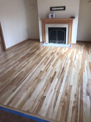 Hardwood flooring refinishing