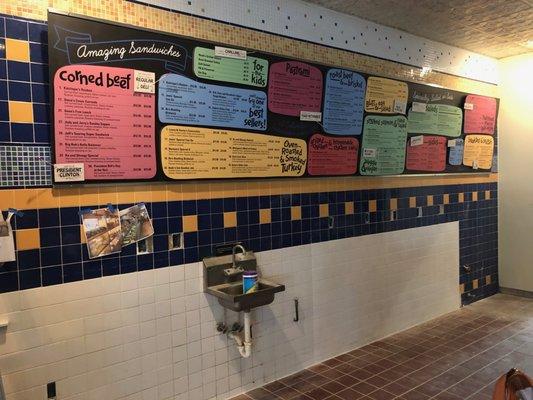 Katzinger's Deli Menu using magnetic paper