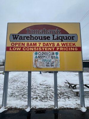 Tomahawk Warehouse Liquor