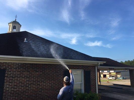 Roof Cleaning at it's finest