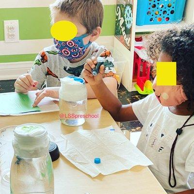 Science Experiments are one of the most exciting times of the day at Little Scholars Schoolhouse!