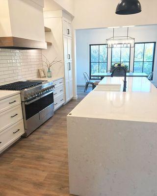 Cambria countertops and kitchen cabinetry at Cabinet Lab, Mankato, MN