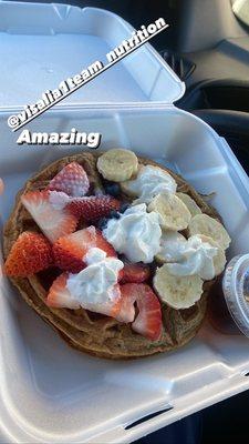 Herbalife waffles flavor mocha and banana