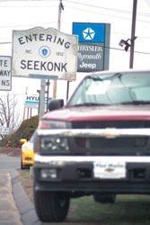 Entering Seekonk from Rehoboth.