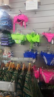 Swim suits and Tybee Island gear.