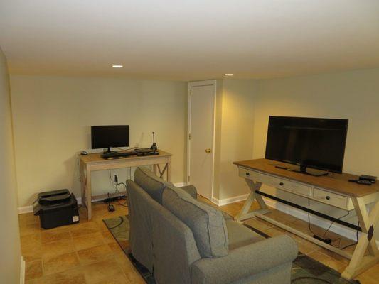 Basement family room