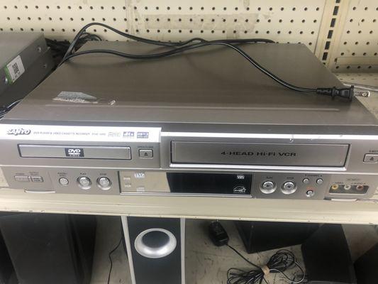 VCR/DVD combo! A nostalgic find!