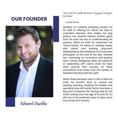 Meet our founder, Edward Oueilhe. Their vision drives our success!