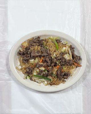 Beef Yakisoba/Noodles and Vegetables