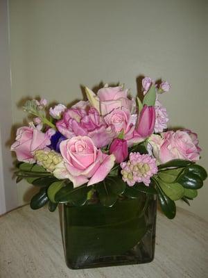 Arrangement to complement many occasions. from:$45.  Shown: $55. (delivery extra per zip code.