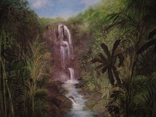 This is one of my murals in my massage rooms...Very tranquil!