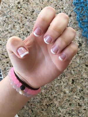 Love my French gel manicure ($27)!