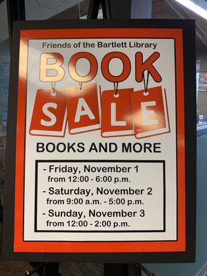 Book sale for November