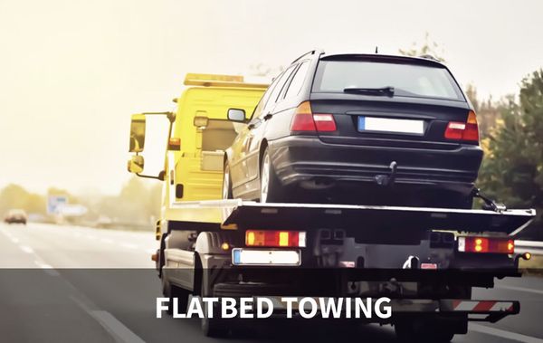 We provide Flat Bed towing services. Usually you need a flatbed when your car can't go into neutral or when your car is a 4x4.