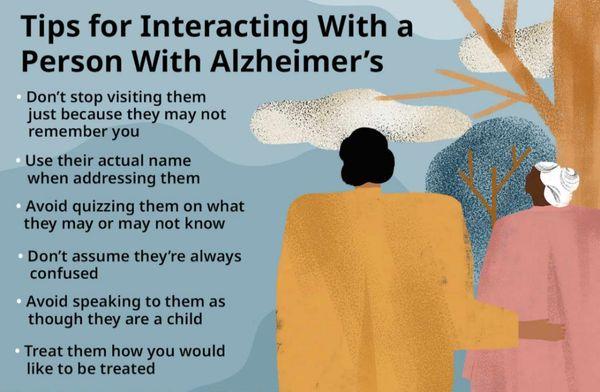 Tips for caretakers caring for people with dementia