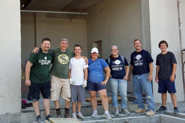 Romania Missions trip 2015 - Pastor's Training Center Construction