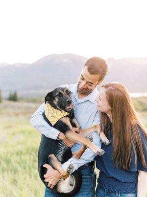 Scenic family photos in Keystone, Colorado.