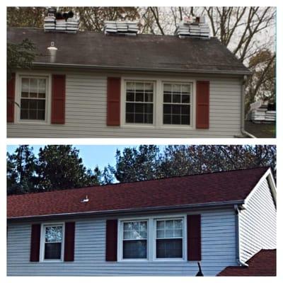 New lifetime shingles can make all the difference in curb appeal.  This roof will last the life of the occupants because we u...