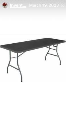 6ft Black Tables