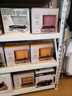 Super cool selection of turntables here with Bluetooth compatibility.