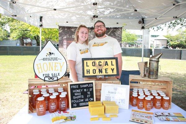 EEB'S BEES pictured at the Tennessee Honey Festival at Centennial Park, Nashville.