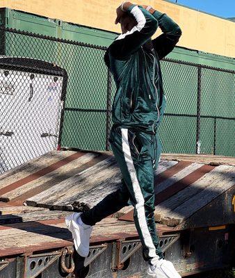 Emerald Velour tracksuit