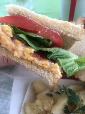 Spicy pimento cheese BLT.