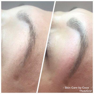 Before & After Brow Wax & Tint