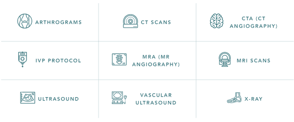 Diagnostic imaging services offered at our Hulen location.