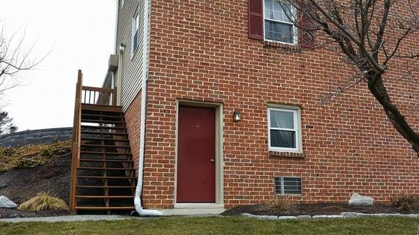 fave room with private entrance. up the steps & inside you'll find continental breakfast waiting for you!