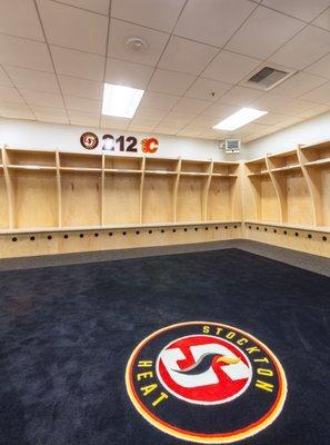 Stockton Heat Locker Room