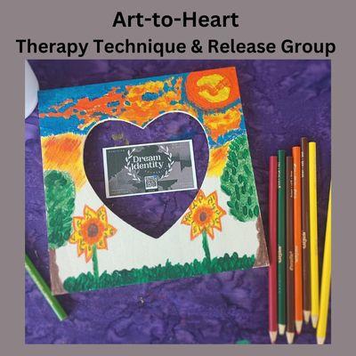 Art-to-Heart is an Expressive Art Therapy Technique Group that explores creative expression and release by events and multi-day curriculums.