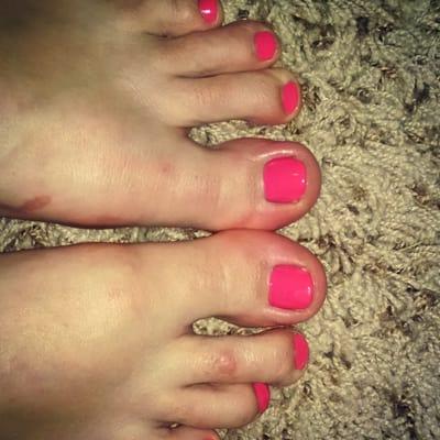 Great long pedi.