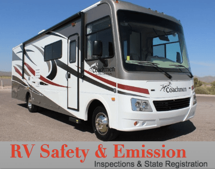 Utah RV & Motorhome Registration: Safety inspection & Emission testing $75 Special | Includes DMV Sticker