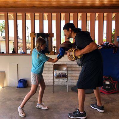 Kids boxing