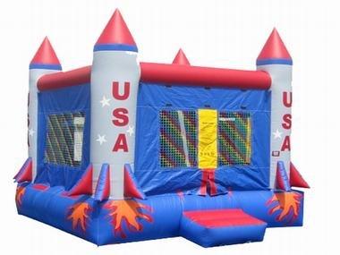 15 x 15 USA Rocket Bouncer