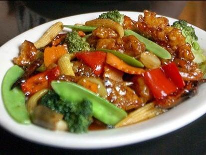 Fried Bean Curd With House Veggies