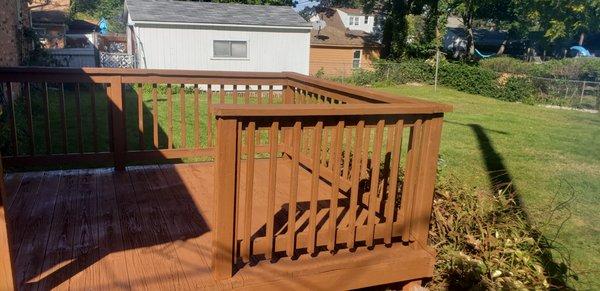 Full service Deck Restoration. Repair, Power Washing, Staining/Sealing.