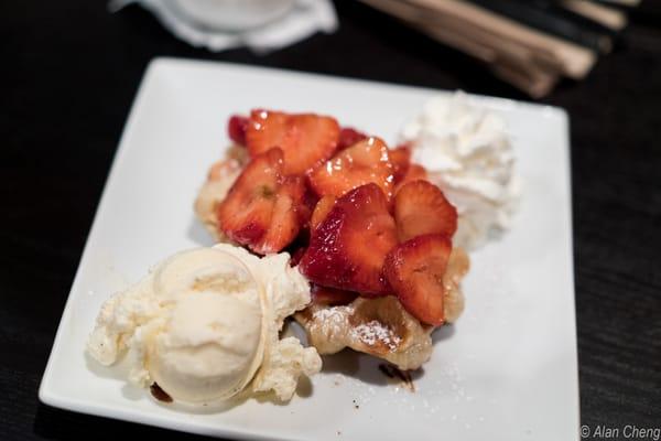 Strawberry Liege Waffle