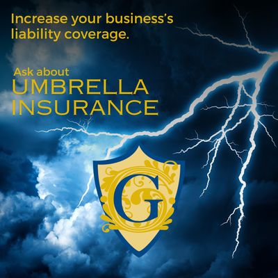 Increase your business's liability coverage, ask us about umbrella insurance!