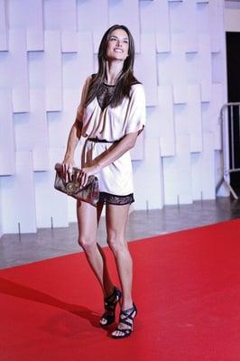 Alesandra Ambrosio with a JJ Winters handbag