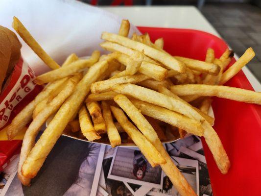 Well-done fries - nice and crispy!