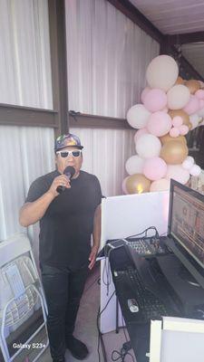 Aqui en una fiesta en jurupa valley