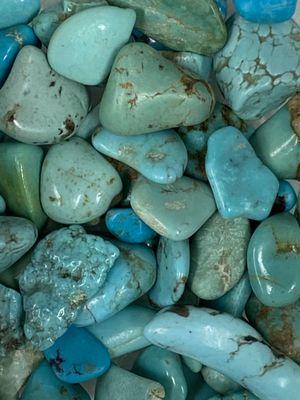 Tumbled turquoise