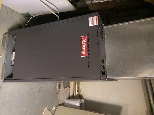 New oil furnace