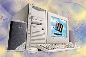 NEC Ready 9522 personal computer with Windows 95.