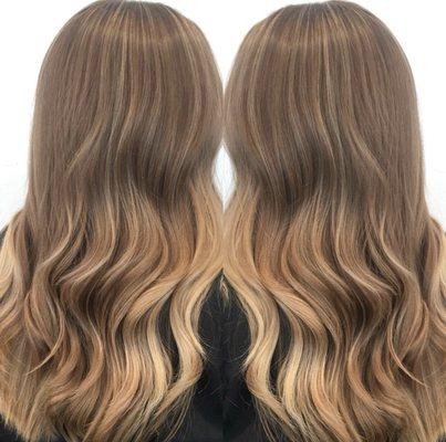 Natural balayage